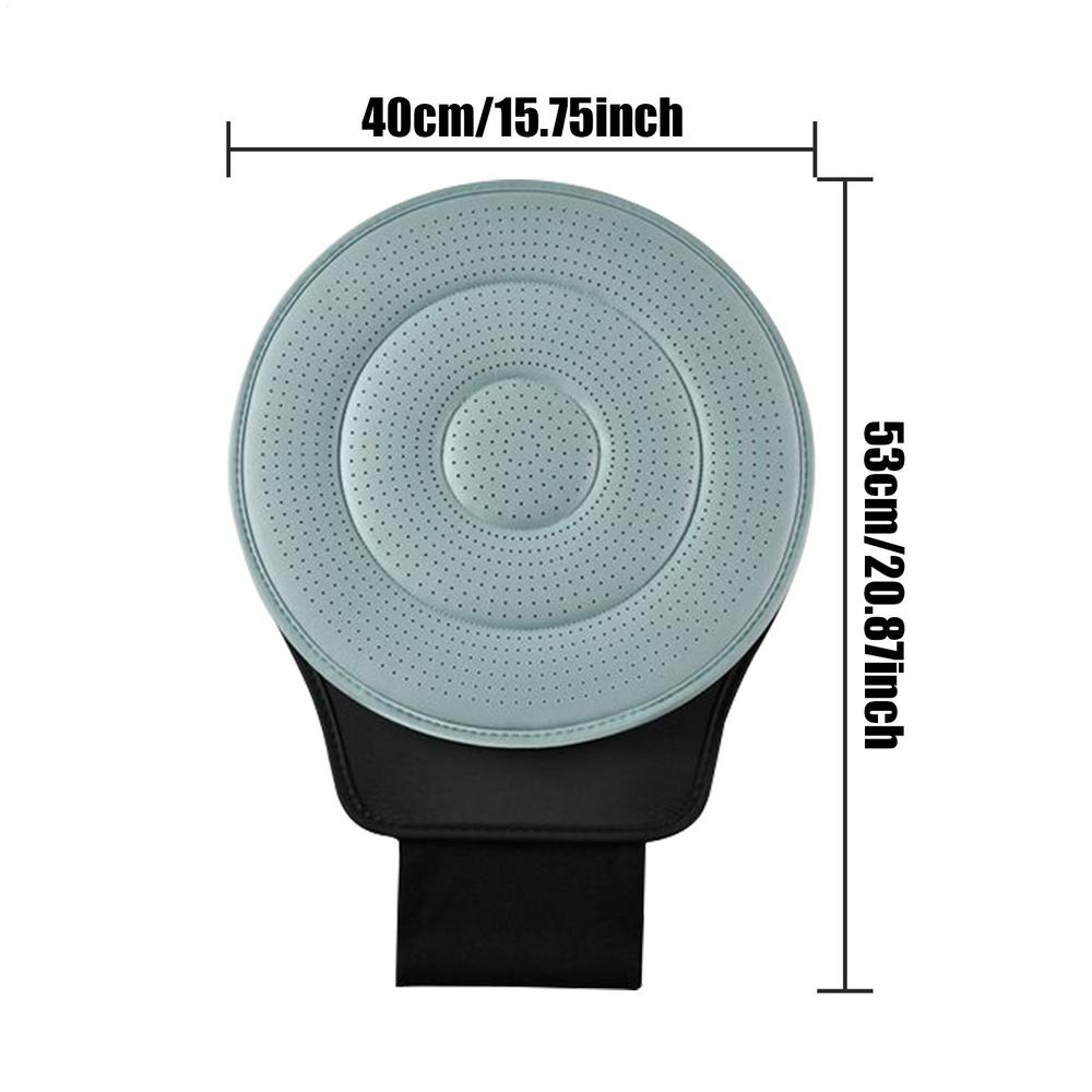 Universal Swivel Car Seat 360 Degree Rotating Driving Seat Cushion Anti-Slip Moisture-Wicking Pad Chair For Elderly