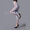 Skinny legíny s potiskem hadí kůže Leopard Slim kotníkové kalhoty jedné velikosti