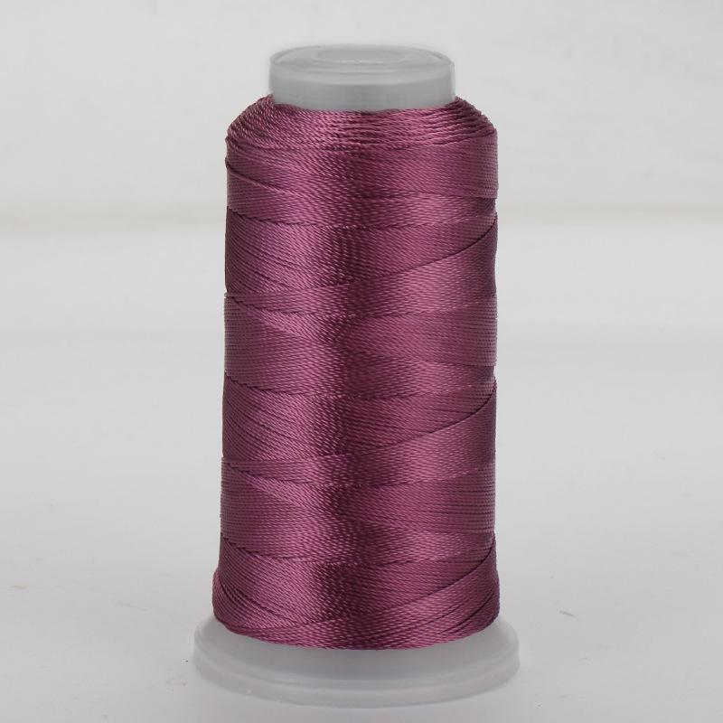 Czerwony pleciony sznurek 0,8 mm 18-żyłowy do nawlekania koralików, węzłów chińskich, frędzli, owijania drutem i bransoletek DIY.