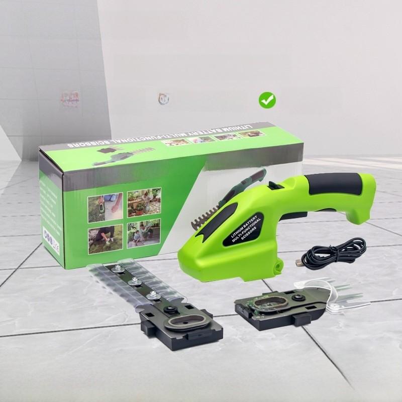Garden Hedge Trimmer With Lithium Battery For Lawn And Shrub Pruning