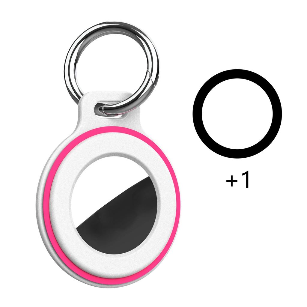 For Apple Airtags Locator Silicone Protect Case For Kids/Pet/Backpack With Strap Lanyard + Keychain AirTag GPS Tracker Accessory