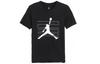 T-Shirts Herren Schwarz Rundhals Mittlere Normale Passform