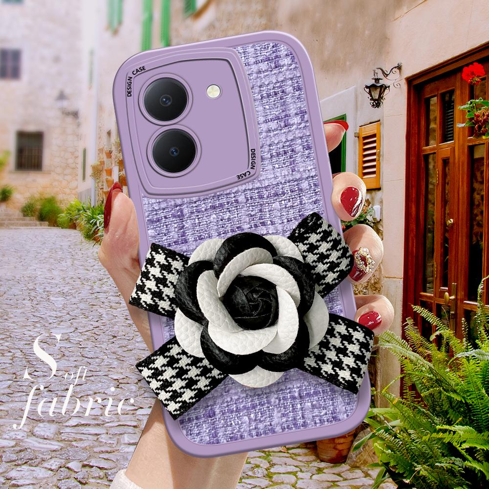 

Популярный классический тканевый чехол с цветочным рисунком для Infinix VIVO OPPO Reno Realme Huawei Nova Honor, мягкий чехол для смартфона для женщин и девочек Infinix Smart 6