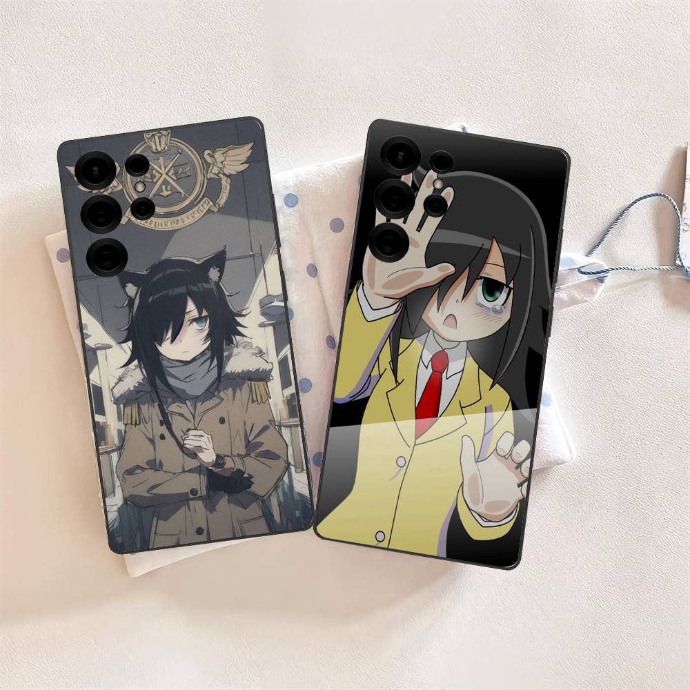 Watamote K-Kuroki T-Tomoko Phone Case For Samsung S 24 Fe 25 Ultra Plus 20 Lite 21 30 22 23 24 22 Ultra 5G Fundas
