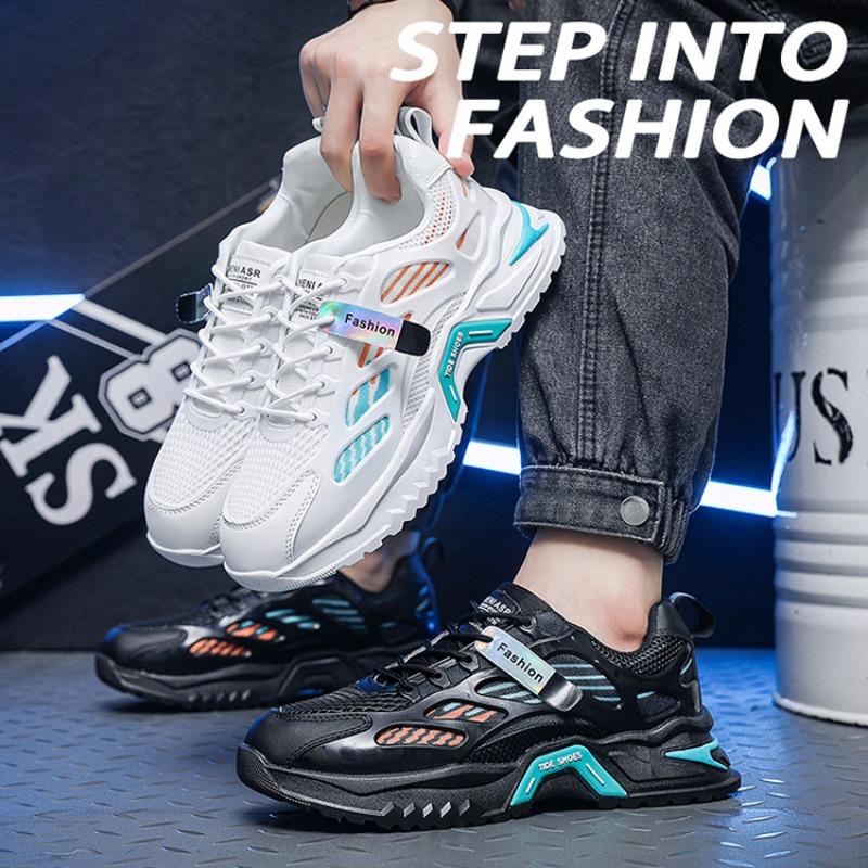 2024 Summer New Men's Sneakers High Quality Trendy Versatile Platform Running Sports Shoes Tennis Shoe Old Dad's Shoes Hot Sale