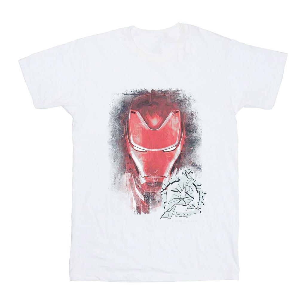 Avengers Endgame Boys Iron Man Brushed Cotton T-Shirt