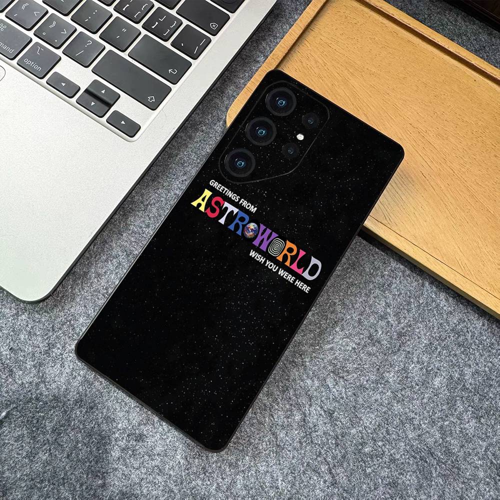 

Чехол для телефона T-Travis S-ScottS Astroworld для Samsung S 24 Fe 25 Ultra Plus 20 Lite 21 30 22 23 24 22 Ultra 5G Fundas Samsung S22 ULTRA 5G