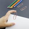 1.1in 100pcs Paper Clips Rust Prevention Increased Slip Resistance Portable Metallic Paper Clips for   Daily Use