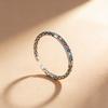Xiaomi BF CLUB 925 Sterling Rings for Women Simple Geometric Handmade Irregular Retro Chain Ring Allergy For Birthday Gift