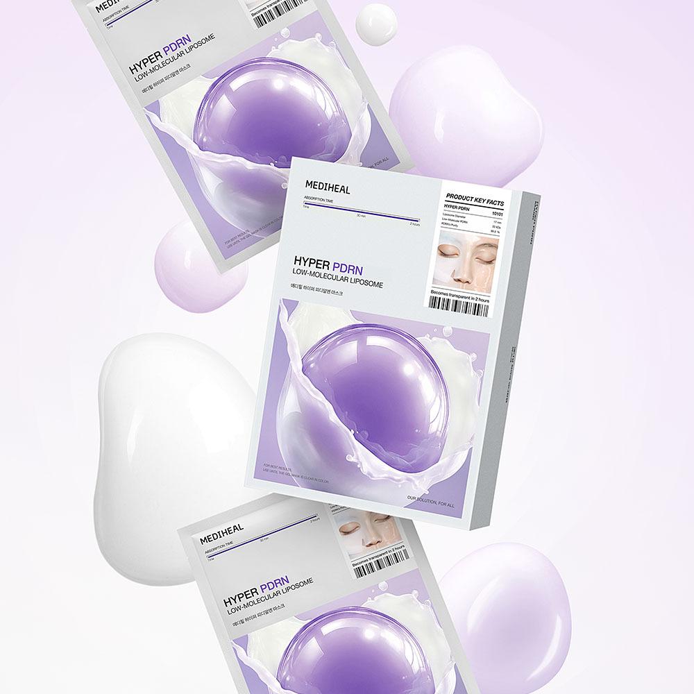 Mediheal [Gel-Maske 1 Blatt] Mediheal Hyper Maske 2 Sorten Kollagen Hyaluronsäure