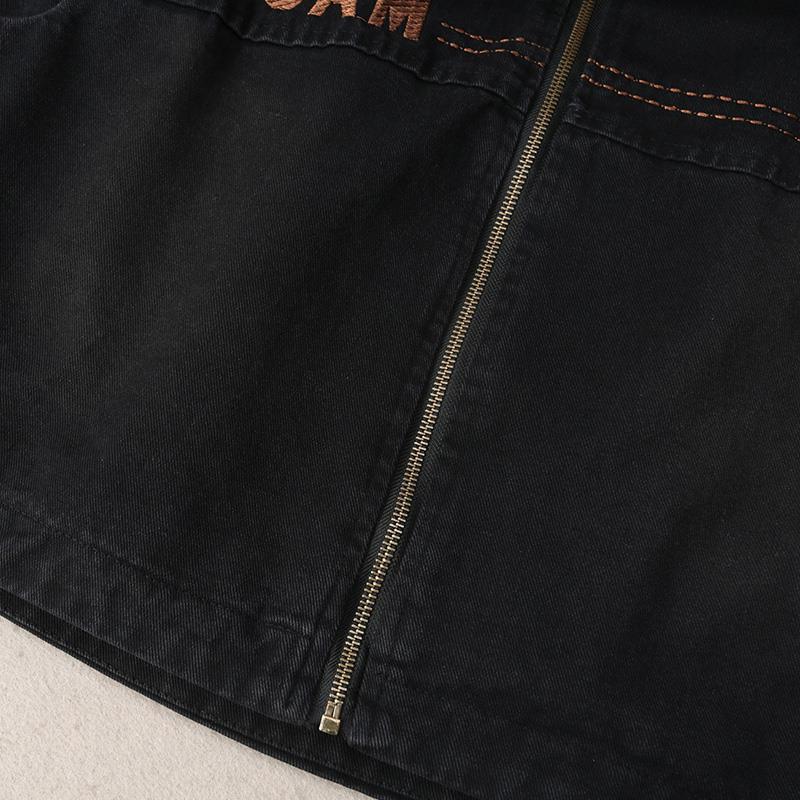 Damen Lässige Jeansjacke mit Fleecefutter - Herbst/Winter 2025 Koreanischer Stil