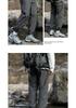 Men's Spring Ice Silk Quick-Dry Tapered Leg Mountain Style Outdoor Wrinkled Shell Pants