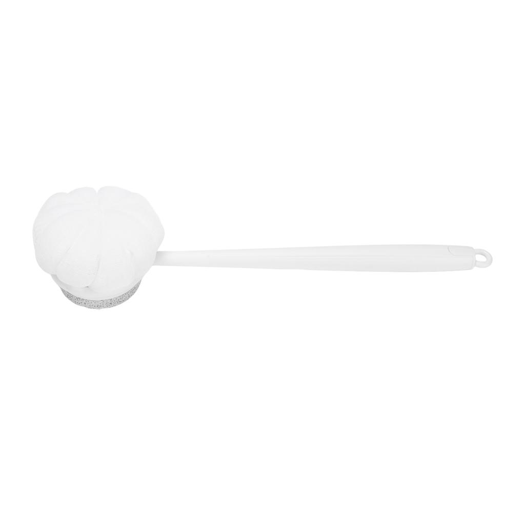 14.57in Shower Body Brush Bath Scrubber Pumice Stone and Shower Brush with Long Handle