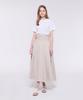 Kankeu A-Line Wrap Skirt - Beige