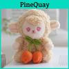 Sheep Plush Keychain With Tulip Flower Design For Gift And Bag Decoration