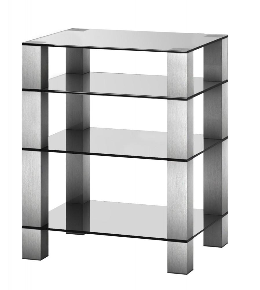 Sonorous RX5040 C-INX (verre transparent, pieds en inox) Meuble TV Hi-Fi Audio, Sonorous
