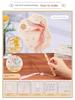 Handmade Silk Fan DIY Material Kit, Complete Set of Semi-Finished Products, Decorative Accessories, Embroidery, Intangible Cultural Heritage