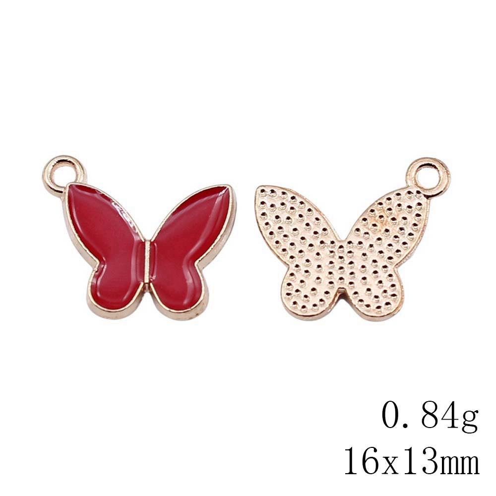 Wedding Anniversary Bracelet Charms Butterfly Bee Enamel Charms Pendant Audience Bracelet Pendants
