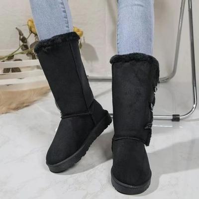 Damen Klassische Damen Übergröße Winter Schneestiefel Wasserdicht Warm Echtes Leder Fell Australien Plus Samt Kniehoch Winter