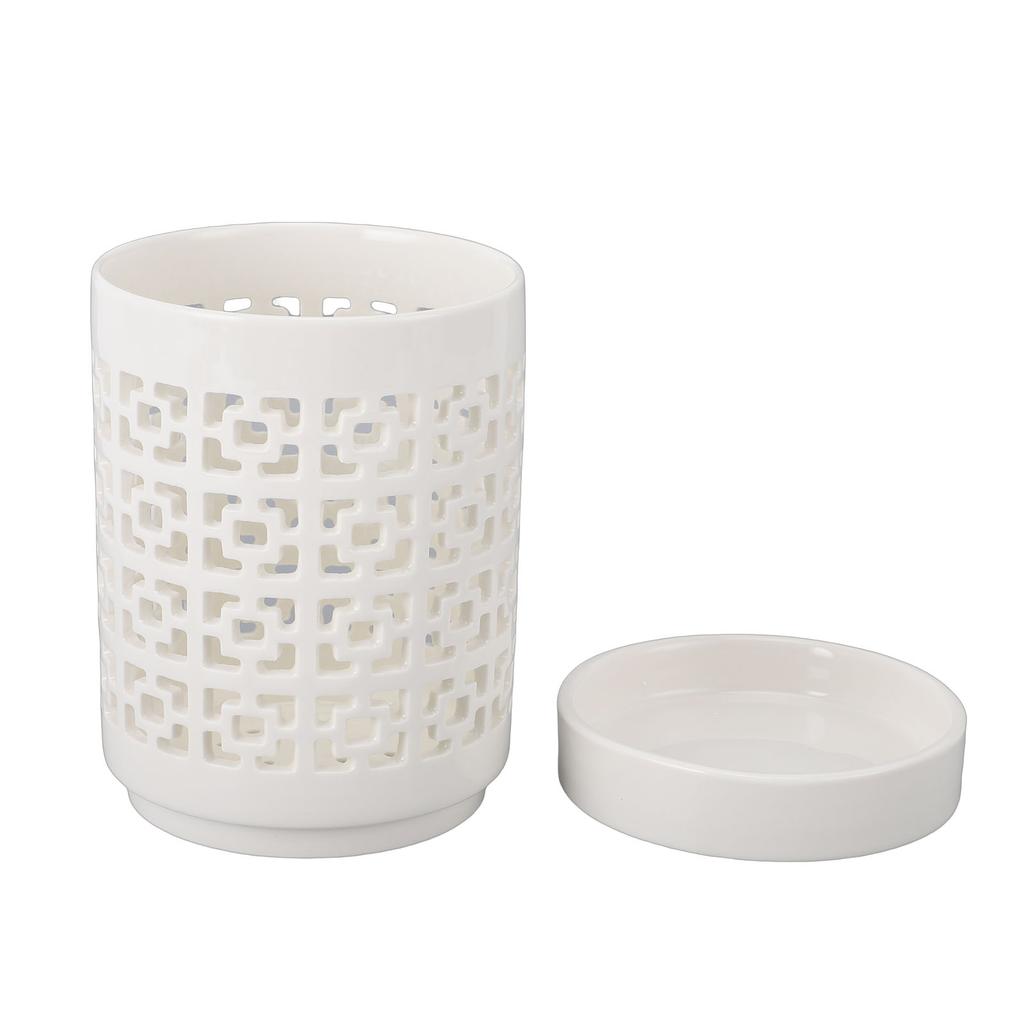 Ceramic Orchid Pot Drainage Hollow Orchid Planter Pot Indoor Decoration Chopstick Organizer