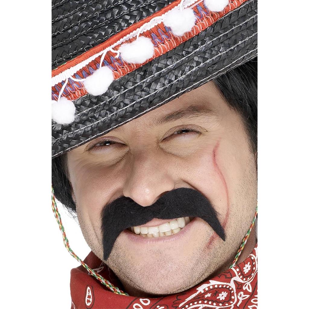 Smiffys Mens Bandit Tash Mustache Costume Prop