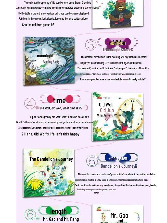 Lovely Maths & Physics: 16-Volume Picture Book for Kindergarten