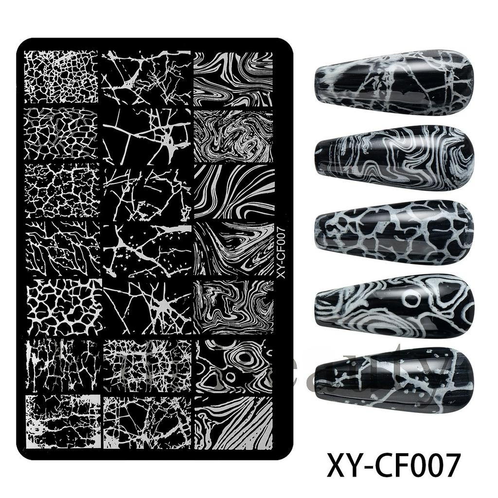 Nail Art Butterfly Flower Bow Rose Line Texture Steel Plate Nail Art Transfer Tool
