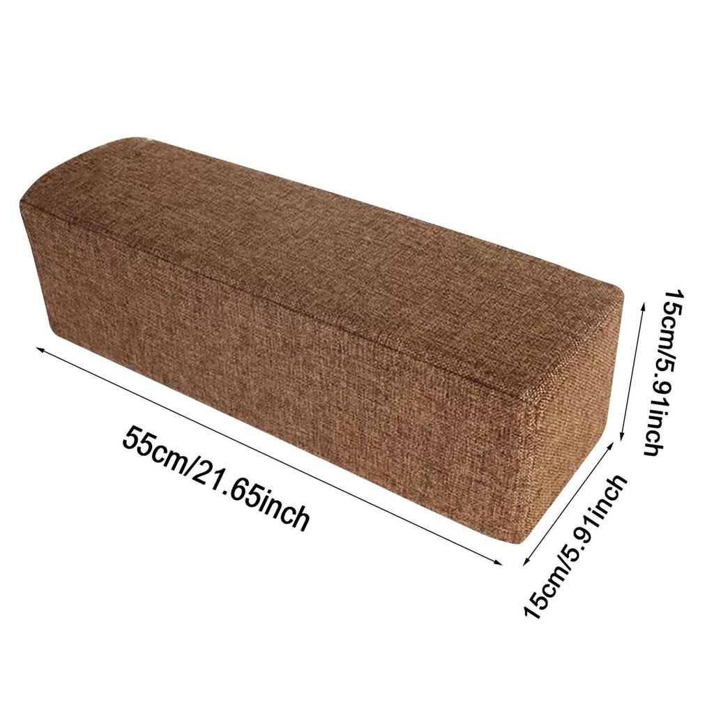 Sofa Side Arm Rest Pillow Decorative Decoration Waist Backrest Cushion for Bedroom Home Furniture Bed Rest Armchair Reading