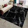 Luxury Nordic Flannel Carpets for Living Room Sofa Beside Texture Decoration Bedroom Rug Large Size Non-slip Washable Lounge Mat
