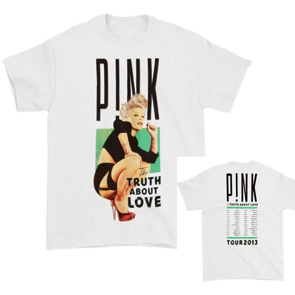 Pink Truth about Love 2013 Tour City Info Phoenix Casual TShirt Mens and Womens Luxury Brand Top