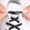 Ingen slips Skolisser for Sport Runde Skolisser uten slips Fargerike alternativer Elastiske lisser Sneakers Barn Voksen Sko Tilbehør