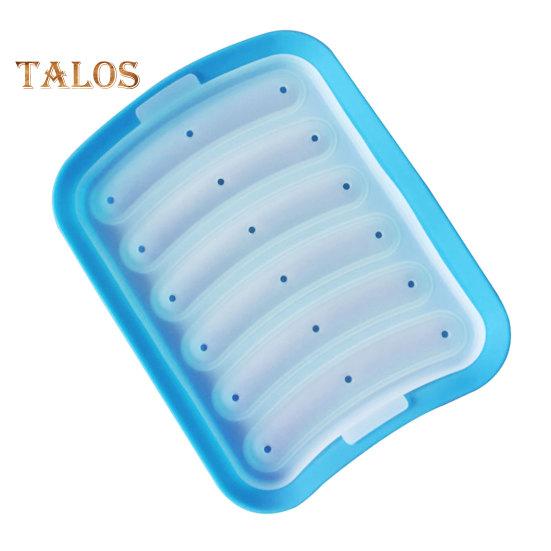 Sausage Mold Easy To Release DIY Reusable Durable Hot Dog Mold with Cover Kitchen Supplies