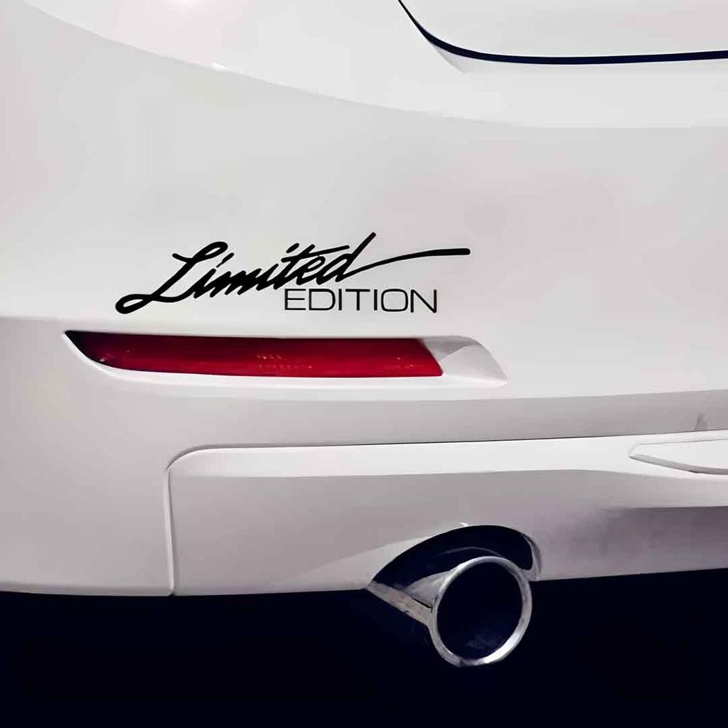 Creative Text Limited Edition Personalized Car Sticker Creative&funny Stickers for Cartoon Fans&lover,high Quality for Car Truck