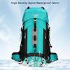 60L Outdoor-Bergsteigertasche mit großer Kapazität Hochwertiges Nylon Wasserdicht Verschleißfest Wandertourentasche Unisex Reise Camping Sportrucksack