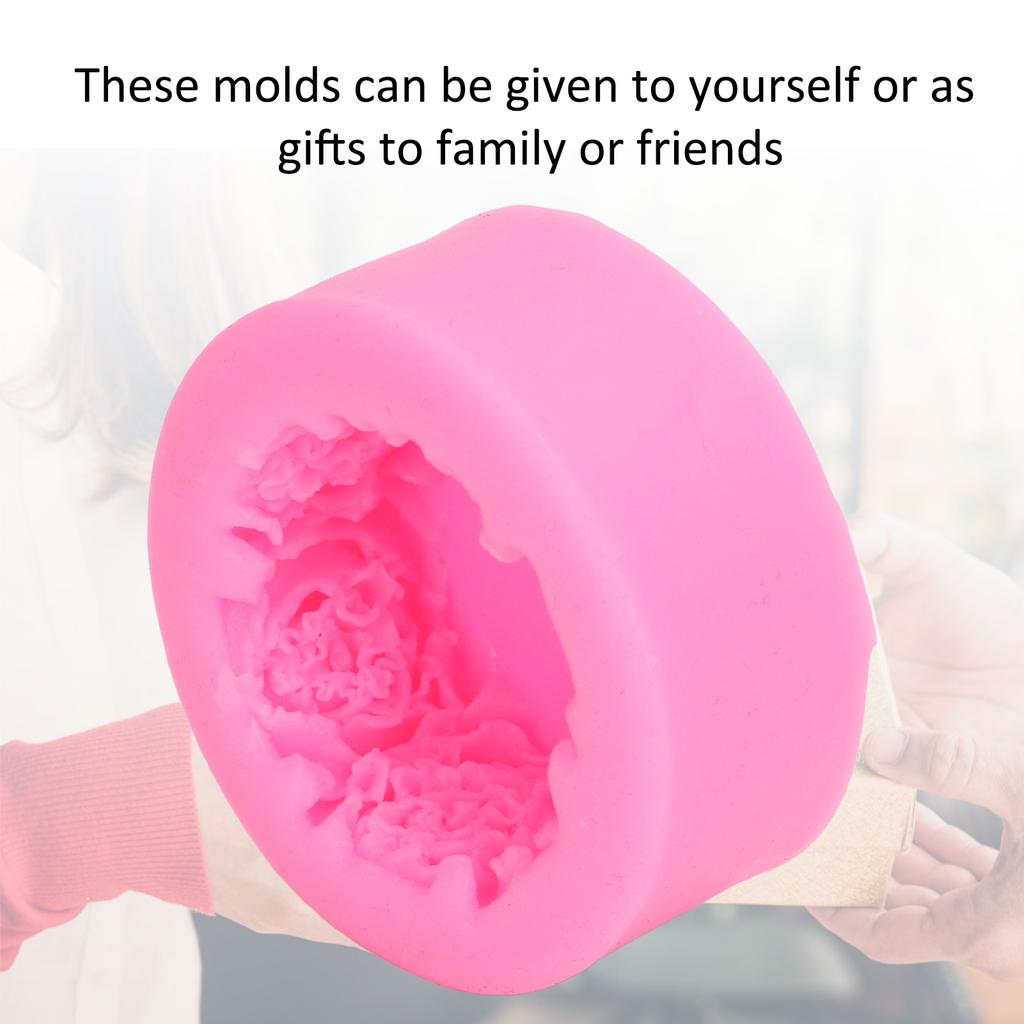 Silicone Fondant Mold, 3D Nonstick Design for Cake Chocolate