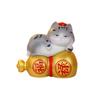 Cat Spirit Resin Art Figurines With Lucky Charm For Home Decor And Gift Giving