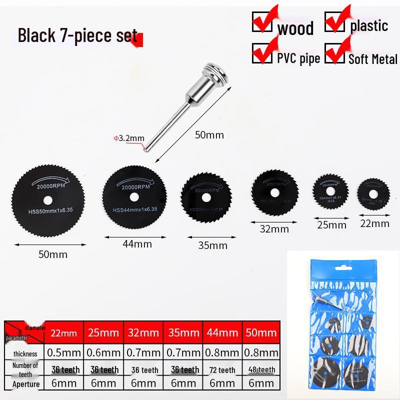 HSS High-Speed Steel Mini Circular Saw Blades for Woodworking and Metal Cutting