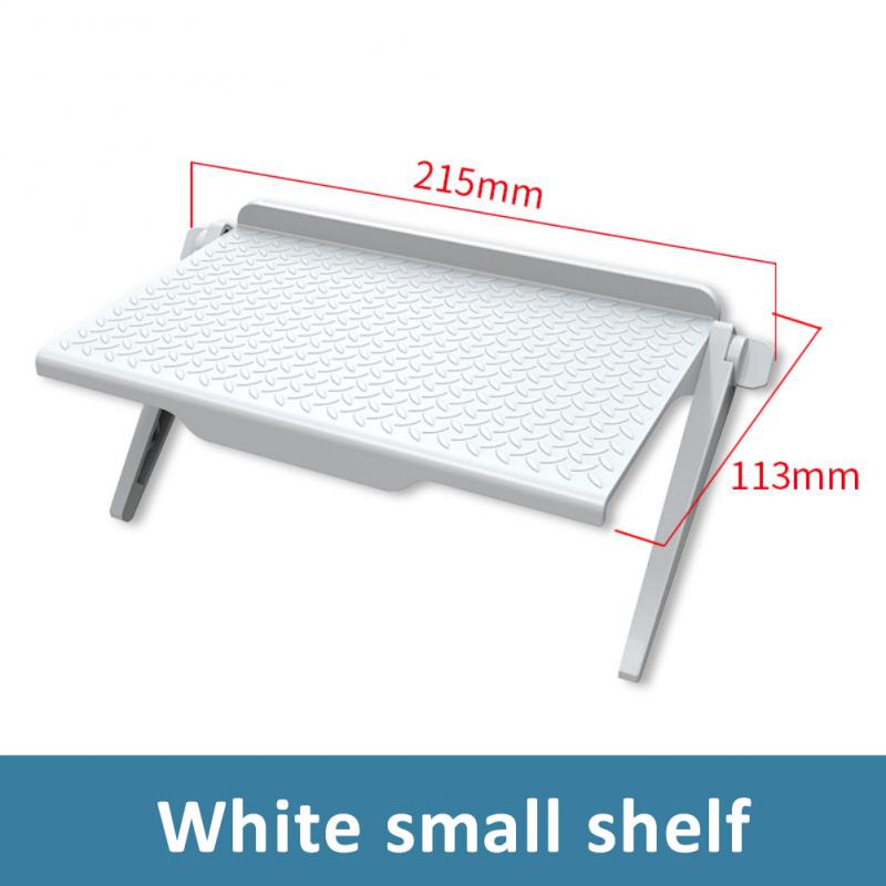 Display Screen Shelf Adjustable Home Organizer Desktop Display Stand Mini Holder Router Storage Rack Wall Mount Storage Portable