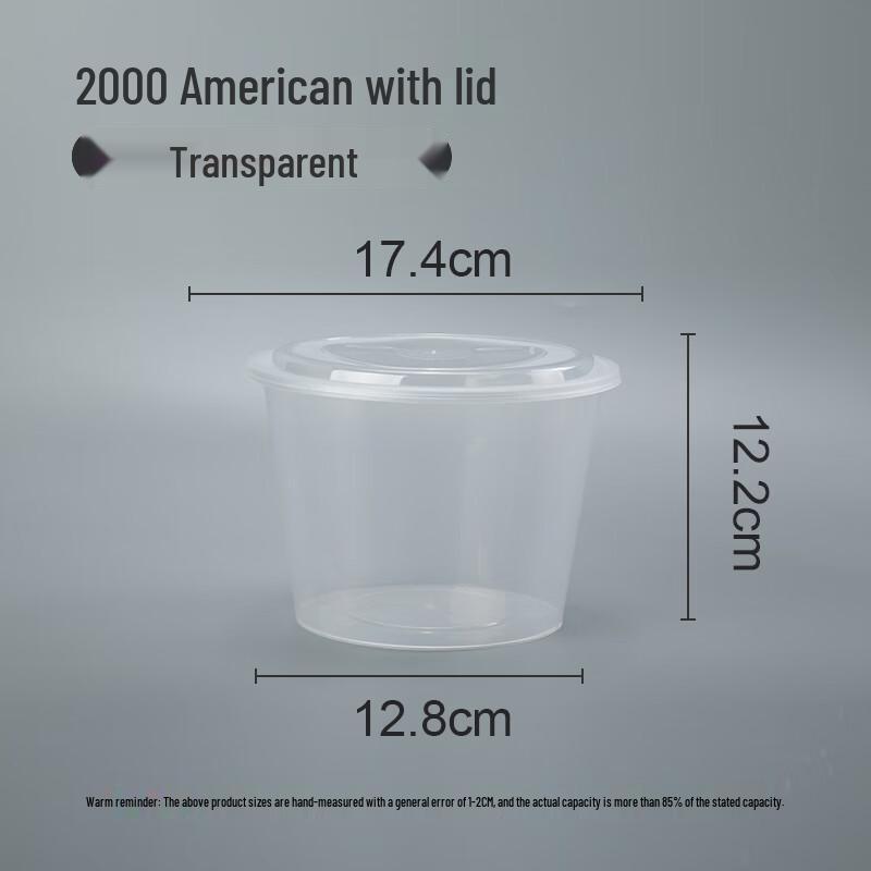 Yueyong Disposable Round Plastic Takeout Containers