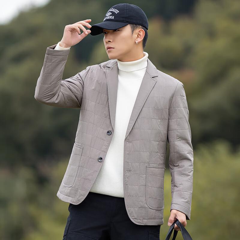 

FAPAI Men s Silk-Filled Warm Cotton Jacket 56