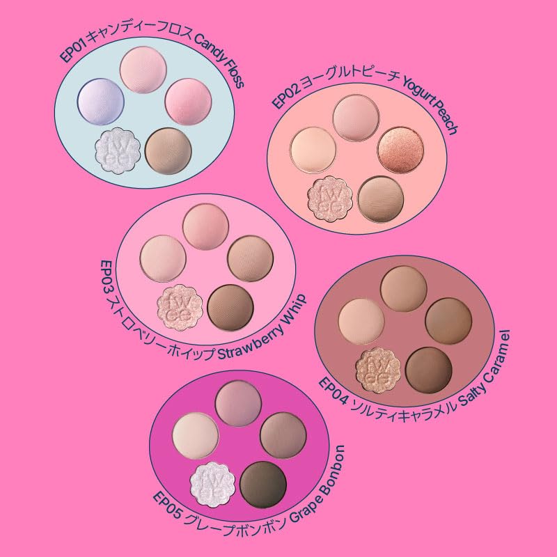 Fwee Pocket Eye Palette EP01 Candy Plus (5-color)