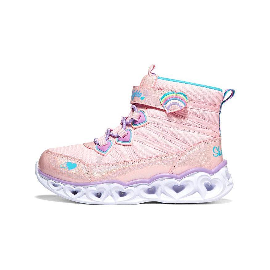 Skechers Heart Lights Anti Kick Cushioning