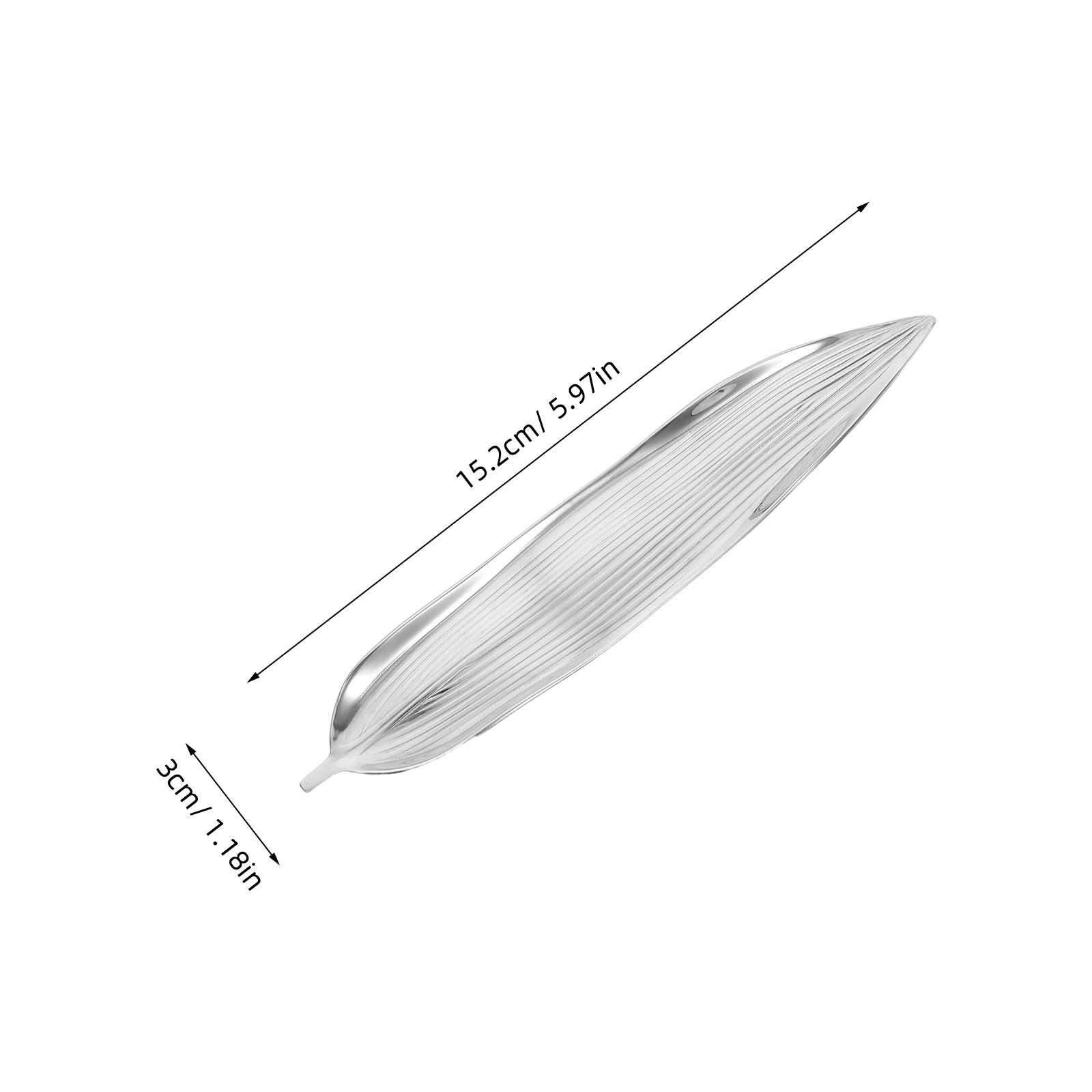 

Premium Stainless Steel Chopsticks Holder Stand Leaf Shape Rest Rack for Cutlery Spoons Forks Kitchen Tableware Japanese Style серебряный