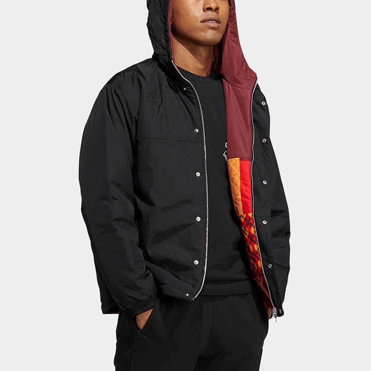 adidas Originals Cny Tiger Year Limited Edition Reversible Zip Hoodie Cotton Jacket Winter Men Jackets Black HD0330