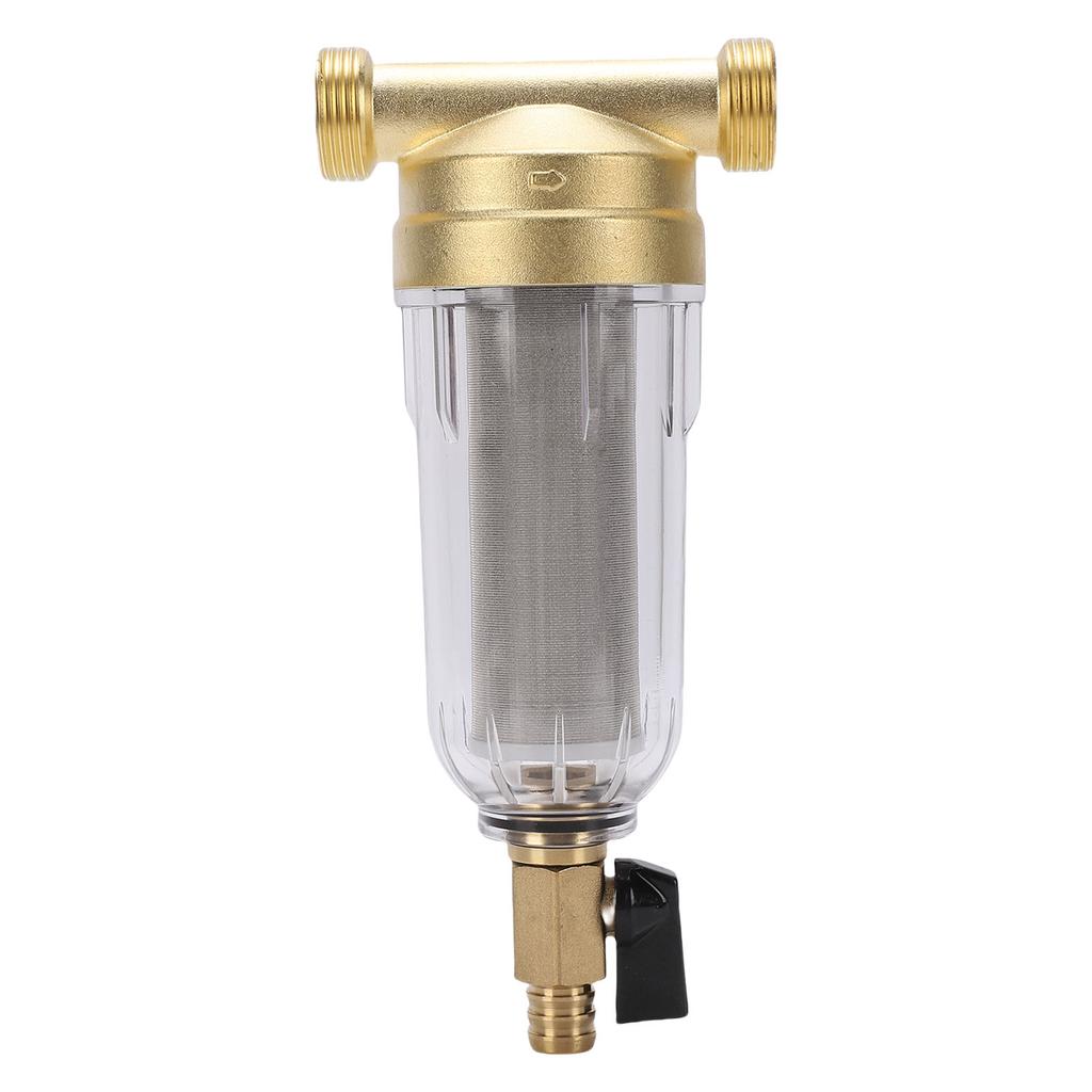 Whole House Sediment Water Filter Spinning Type Backwash Pre Filter for Washing Machine G3 4 Male G1 2 Female Thread