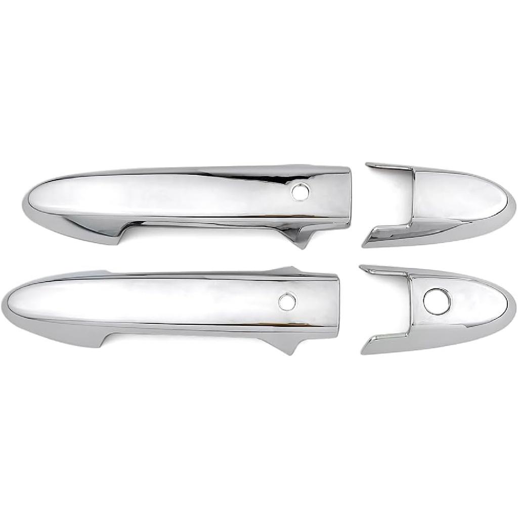 Compatible for Honda HRV HR-V 2016 2017 2018 2019 2020 Exterior Accessories Front Door Handle Cover Trim ABS Decor Scratch Protector Caps (Chrome