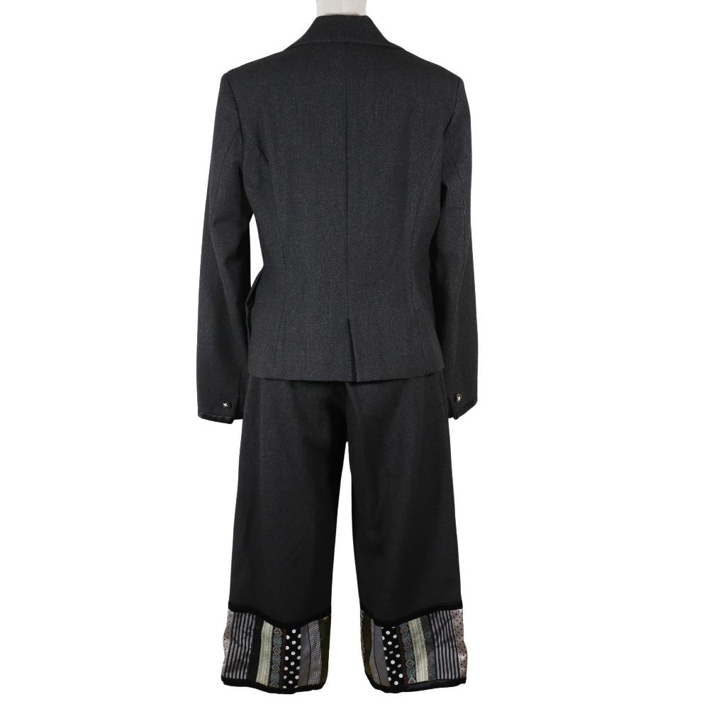 OLLEBOREBLA jacket & pants setup gray polyester/Rayon Women Used