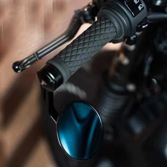 For Honda Rebel CMX300 CMX500 CMX1100 7/8'' 22mm Motorcycle Bar End Mirrors Retro Handlebar Tip Rearview CNC