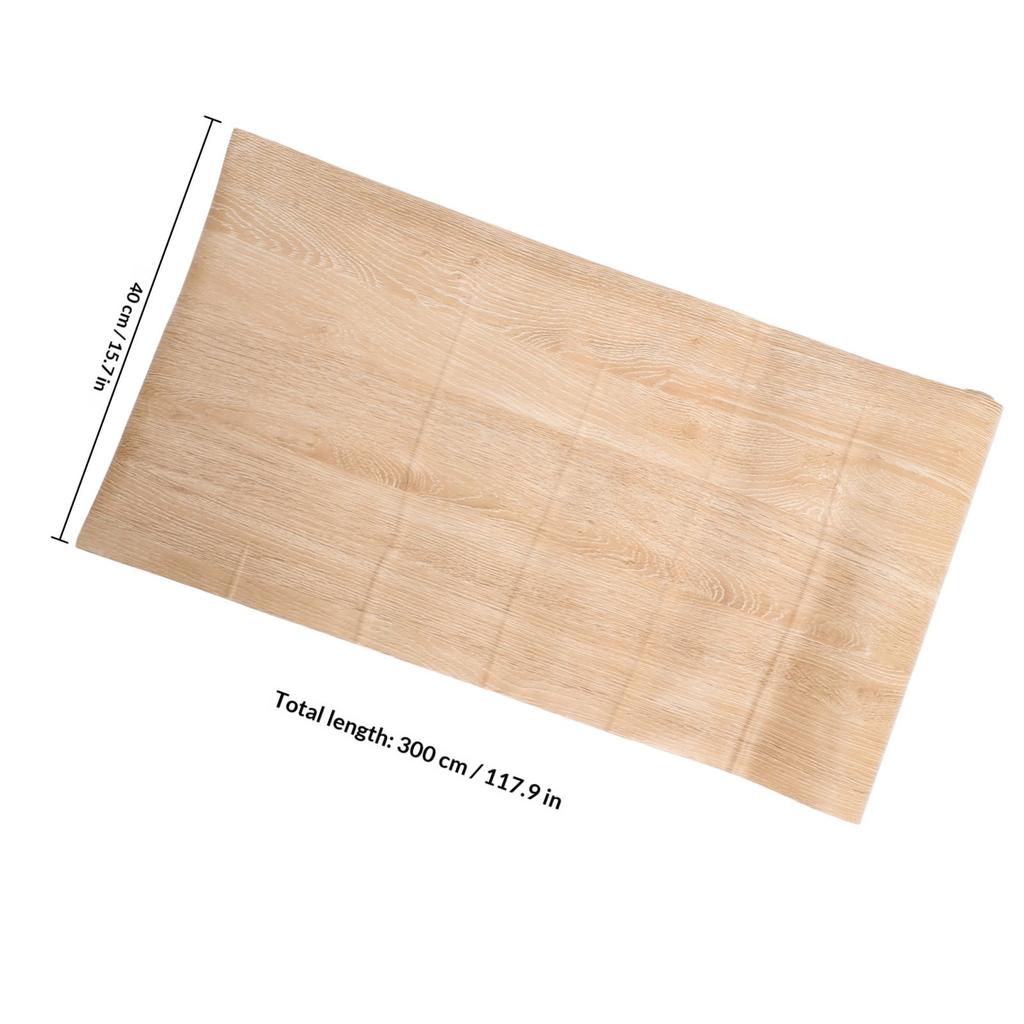 1 Roll Elegant Walnut Wood Grain Peel and Stick PVC Sticker Versatile Self Adhesive Wallpaper for Furniture Cabinets Shelves
