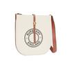 Burberry Logo Print Canvas Leather Trim Crossbody Bag With TB Hardware For Daily Use